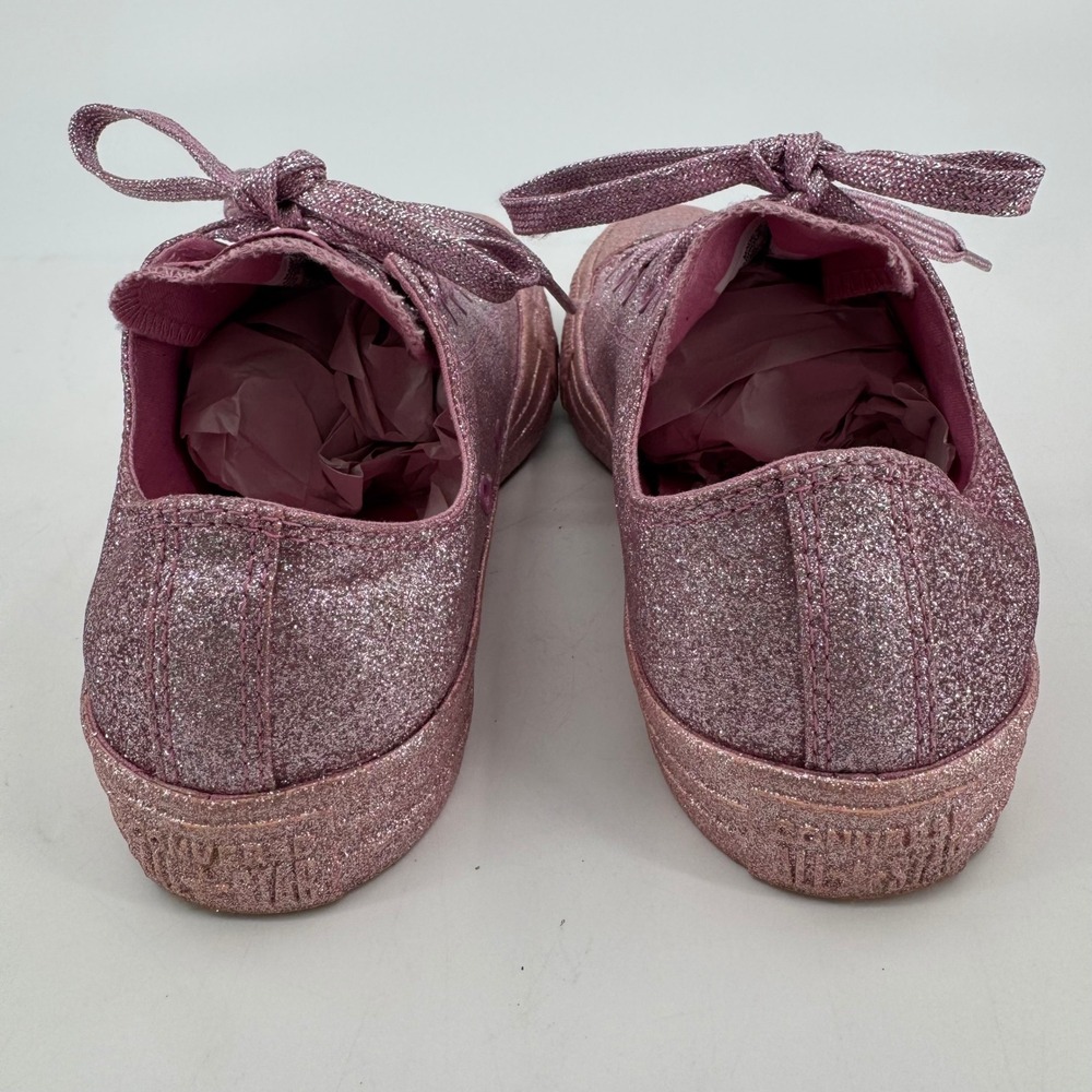 Converse Chuck Taylor All Star Ox Pink Glitter Low Top Sneakers 162993C Womens 8 - Picture 5 of 8